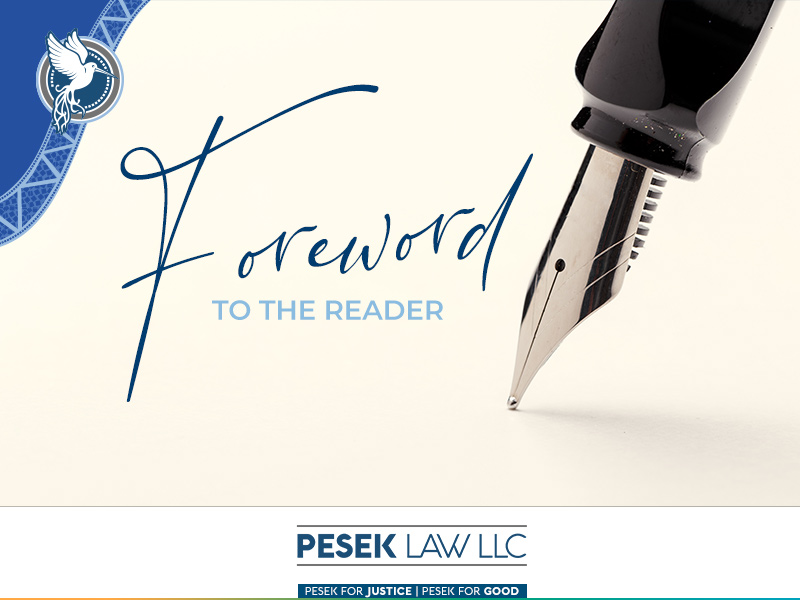 The Prairie Barrister - Foreword to the Reader